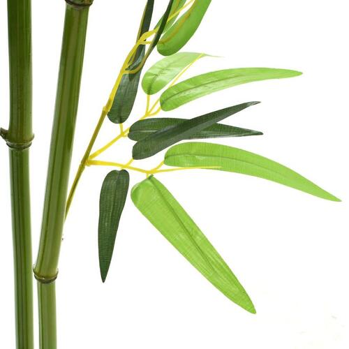 Kunstig bambusplante med krukke 150 cm grøn