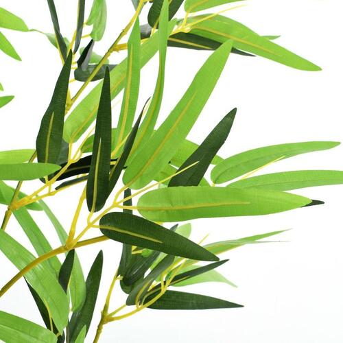 Kunstig bambusplante med krukke 175 cm grøn
