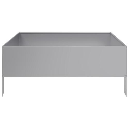 Højbed 100x100x25 cm galvaniseret stål