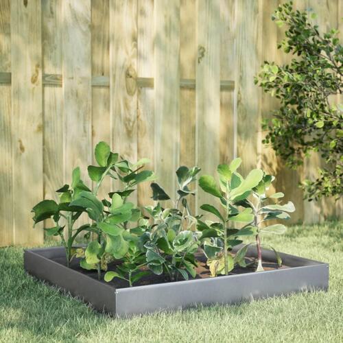 Højbed 100x100x26 cm galvaniseret stål