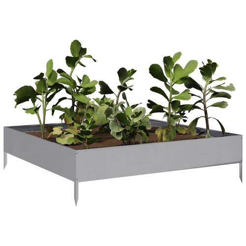 Højbed 100x100x26 cm galvaniseret stål