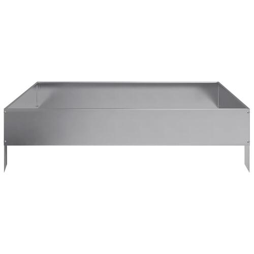 Højbed 100x100x26 cm galvaniseret stål