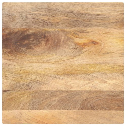 Bordplade 50x50x3,8 cm firkantet massivt mangotræ