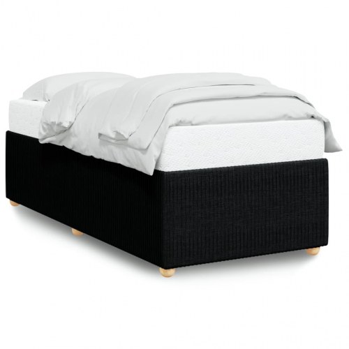 Sengeramme uden madras 90 x 200 cm i stof - sort