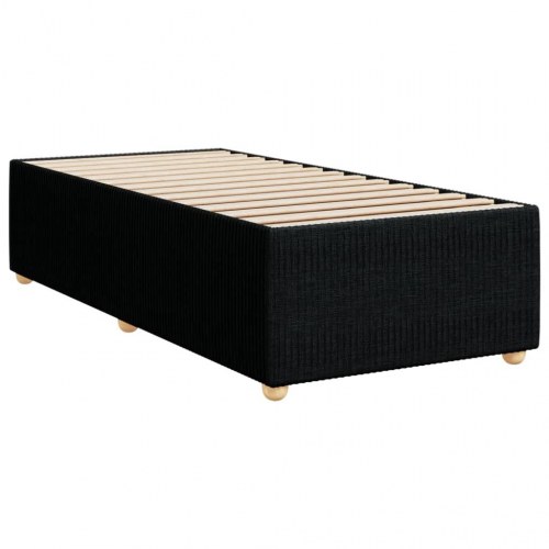 Sengeramme uden madras 90 x 200 cm i stof - sort
