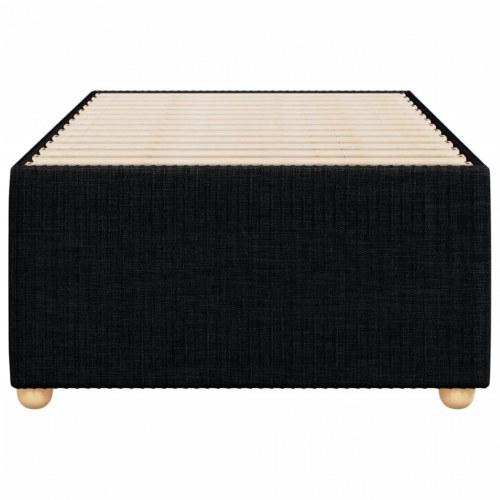 Sengeramme uden madras 90 x 200 cm i stof - sort