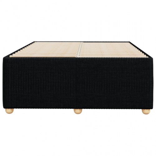 Sengeramme 120 x 190 cm i sort stof