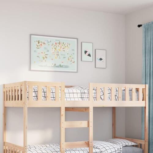 Seng uden madras 90x190 cm massivt fyrretræ