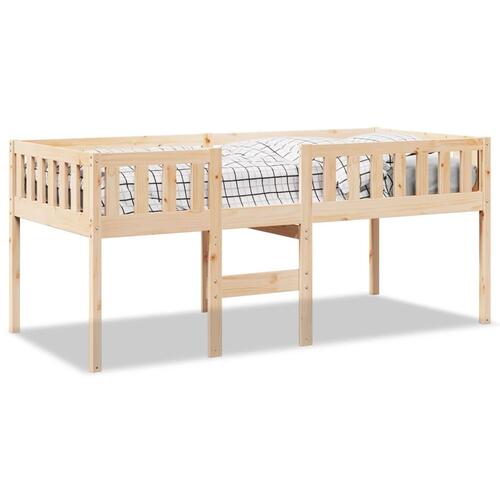 Seng uden madras 90x190 cm massivt fyrretræ