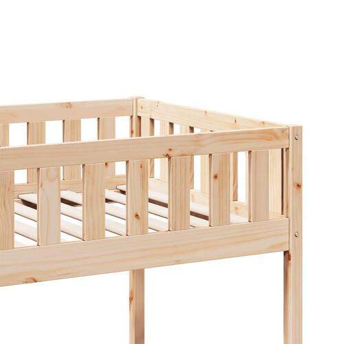 Seng uden madras 90x190 cm massivt fyrretræ