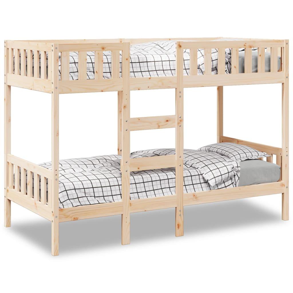 Køjeseng 90x190 Cm Massivt Fyrretræ