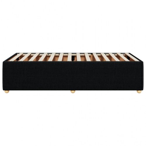 Sengeramme 80 x 200 cm i stof - sort