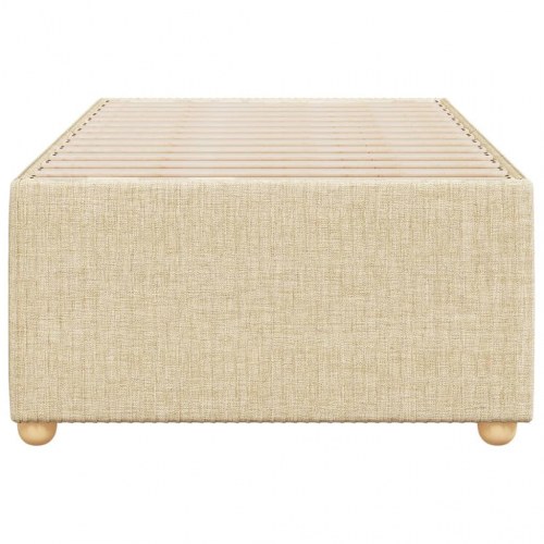 Sengeramme uden madras creme 100 x 200 cm i stof