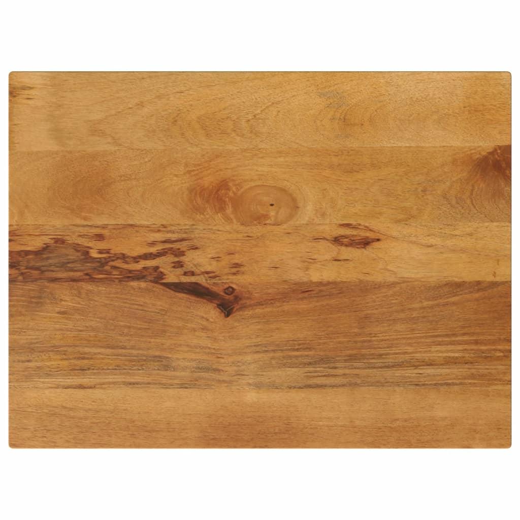Bordplade 70 × 50 × 2,5 cm - rektangulær i massivt mangotræ