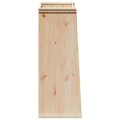 Plantevæg 69x40x101,5 cm 6 niveauer massivt fyrretræ