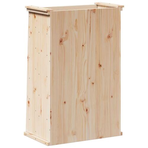Plantevæg 69x40x101,5 cm 6 niveauer massivt fyrretræ