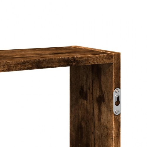 Væghylde 99 x 15 x 60 cm - røget egetræsfinish