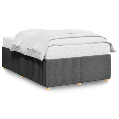 Sengeramme uden madras i stof 120 x 190 cm - mørkegrå