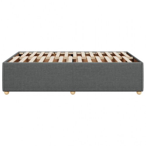 Sengeramme uden madras i stof 120 x 190 cm - mørkegrå