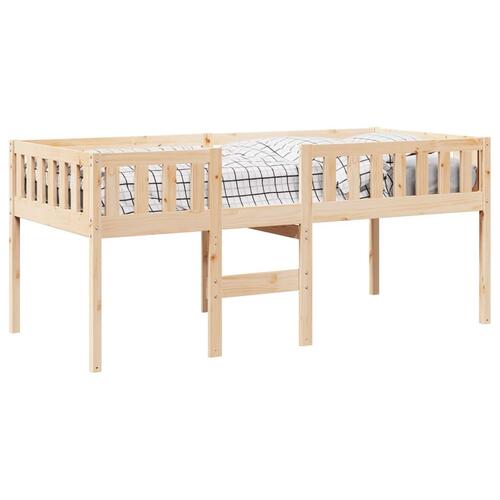 Juniorseng uden madras 80x200 cm massivt fyrretræ