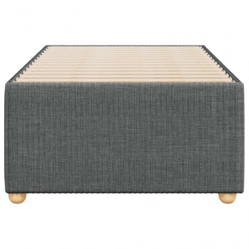 Sengeramme uden madras i stof 80 x 200 cm - mørkegrå