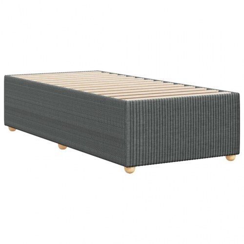 Sengeramme uden madras i stof 80 x 200 cm - mørkegrå