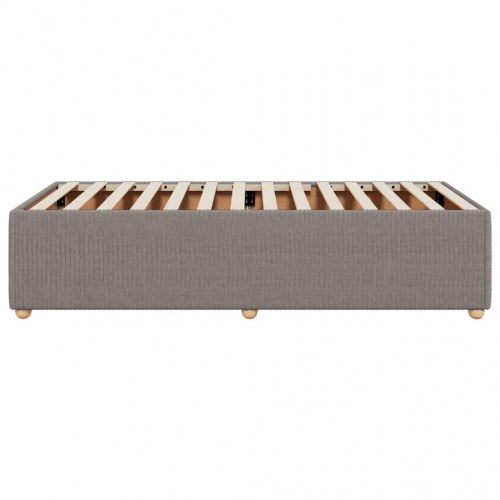 Sengeramme i stof 100 x 200 cm - taupe