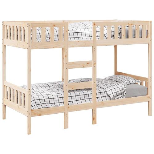 Køjeseng 75x190 cm massivt fyrretræ