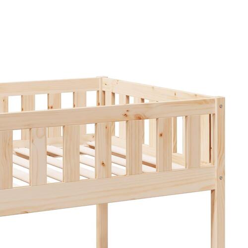 Køjeseng 75x190 cm massivt fyrretræ