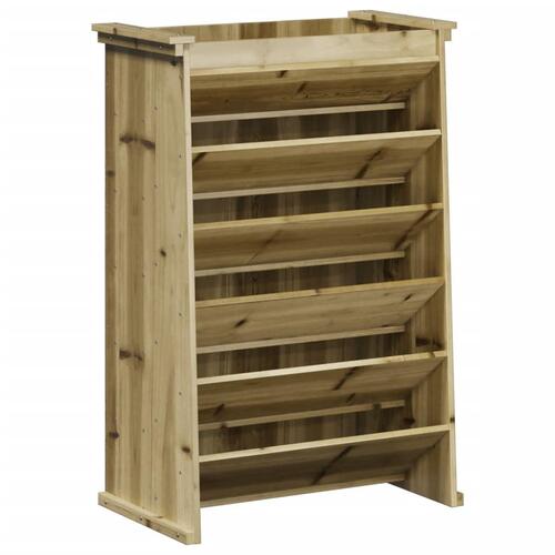 Plantevæg 69x40x101,5 cm 6 niveauer imprægneret fyrretræ