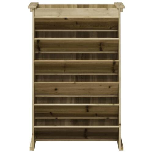 Plantevæg 69x40x101,5 cm 6 niveauer imprægneret fyrretræ
