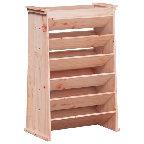 Plantevæg 69x40x101,5 cm 6 niveauer massivt douglasgran