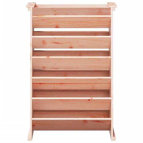 Plantevæg 69x40x101,5 cm 6 niveauer massivt douglasgran