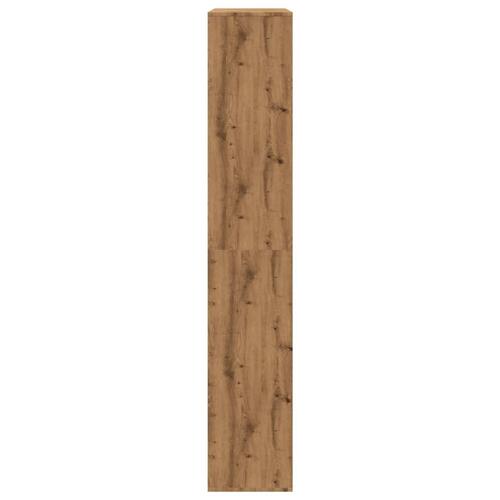 Rumdeler 100x33x187,5 cm konstrueret træ egetræsfarve