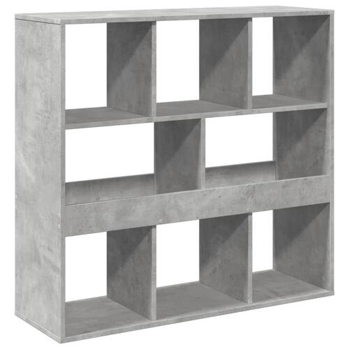 Rumdeler 100x33x94,5 cm konstrueret træ betongrå