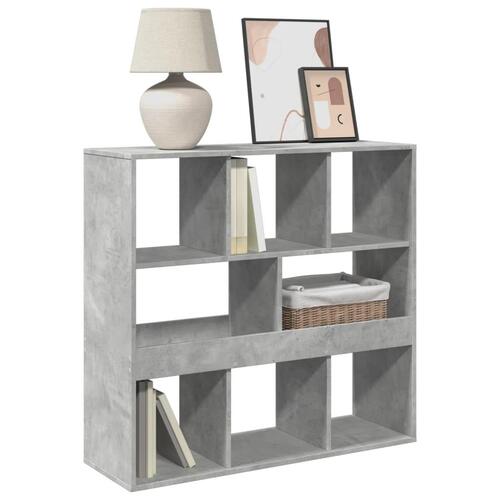 Rumdeler 100x33x94,5 cm konstrueret træ betongrå