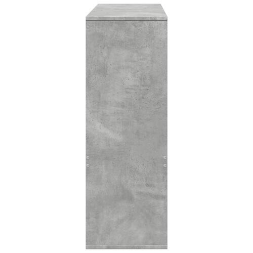 Rumdeler 100x33x94,5 cm konstrueret træ betongrå