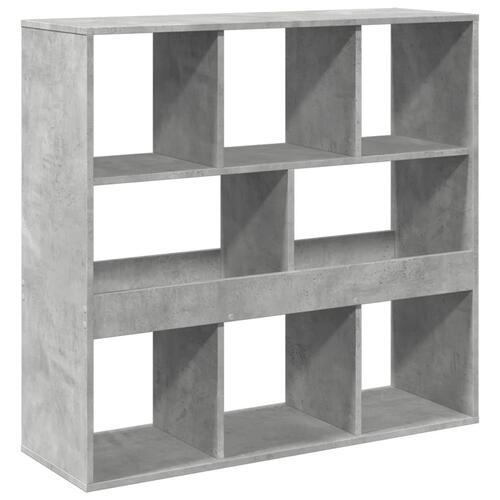 Rumdeler 100x33x94,5 cm konstrueret træ betongrå