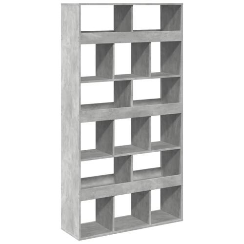 Rumdeler 100x33x187,5 cm konstrueret træ betongrå