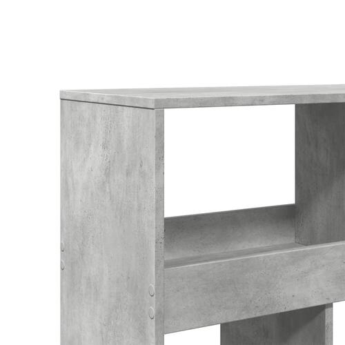 Rumdeler 100x33x187,5 cm konstrueret træ betongrå