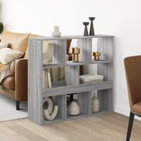 Rumdeler 100x33x94,5 cm konstrueret træ grå sonoma-eg