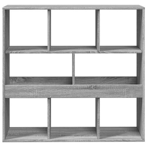 Rumdeler 100x33x94,5 cm konstrueret træ grå sonoma-eg