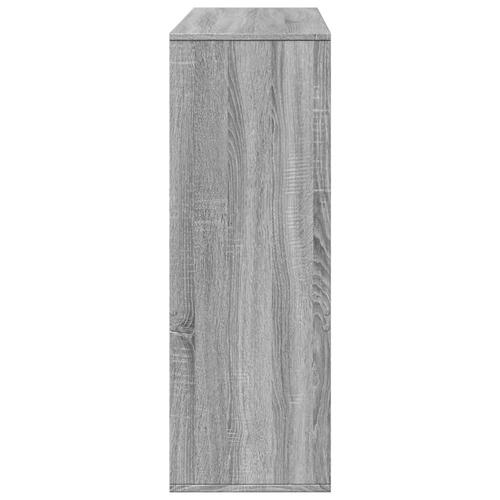 Rumdeler 100x33x94,5 cm konstrueret træ grå sonoma-eg