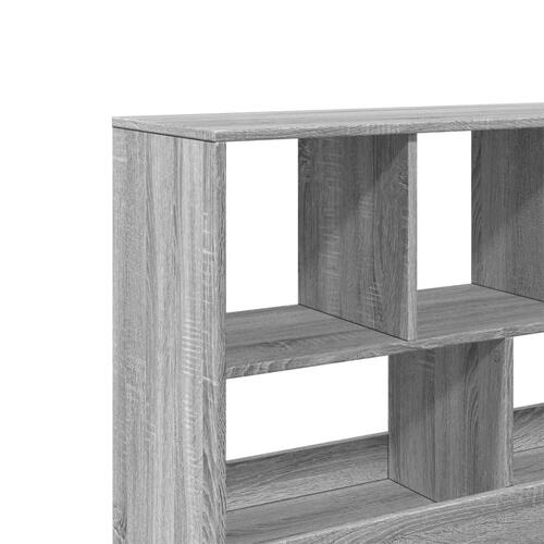 Rumdeler 100x33x94,5 cm konstrueret træ grå sonoma-eg