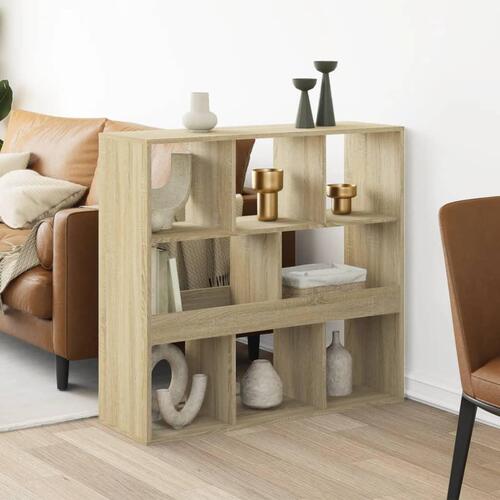 Rumdeler 100x33x94,5 cm konstrueret træ sonoma-eg