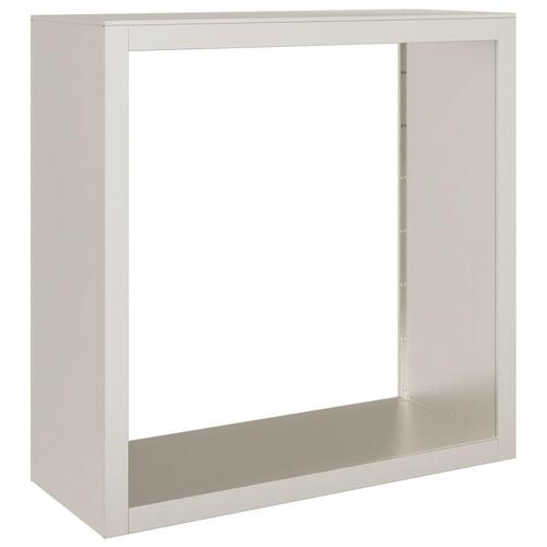 Brændereol 100x40x100 cm i vejrbestandigt stål