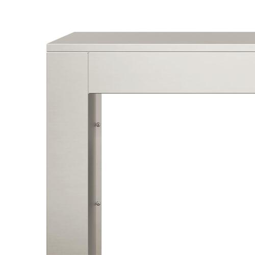 Brændereol 100x40x100 cm i vejrbestandigt stål