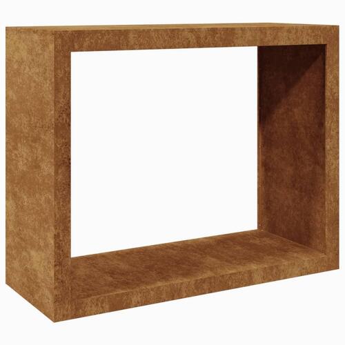 Brændereol 100x40x80 cm i vejrbestandigt stål