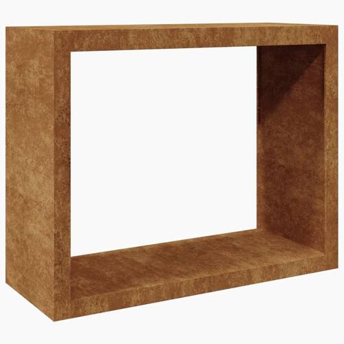 Brændereol 100x40x80 cm i vejrbestandigt stål