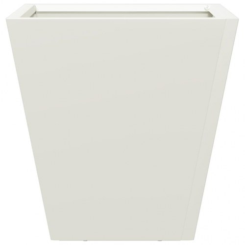 Plantekasse i stål 30 x 30 x 30 cm - hvid